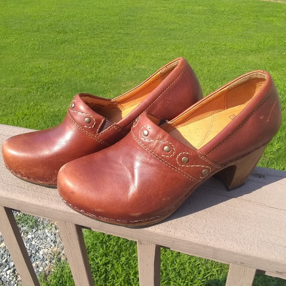 dansko wooden clogs